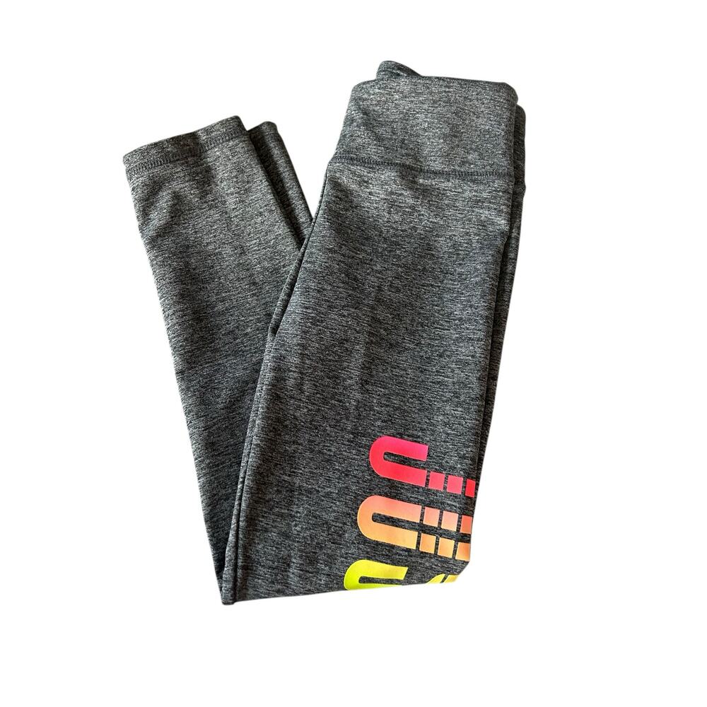 Justice grey athletic leggings size 8